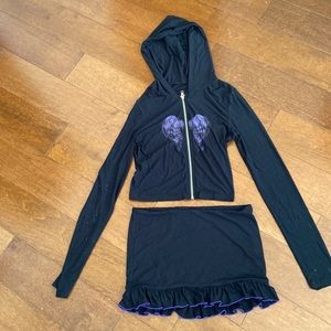 Mini skirt and Hoodie sets (I AM GIA)